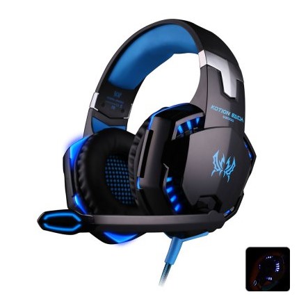 EACH G2000 USB and Audio Jack Dual Input Gaming Headset Stereo Headphone Sound 