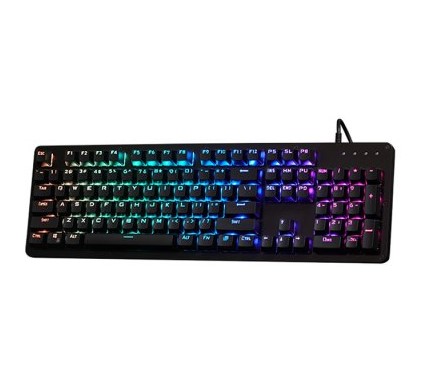 K002 - 104RGB Backlit Mechanical Gaming Keyboard  -  BLACK 